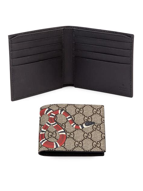 gucci leather wallet for men|gucci wallet men on sale.